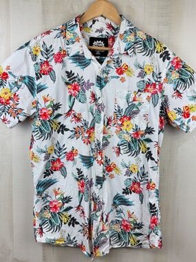 Batman Classic TV Men’s Tropical Hawaiian Shirt 100% Cotton Hidden Batmen Large